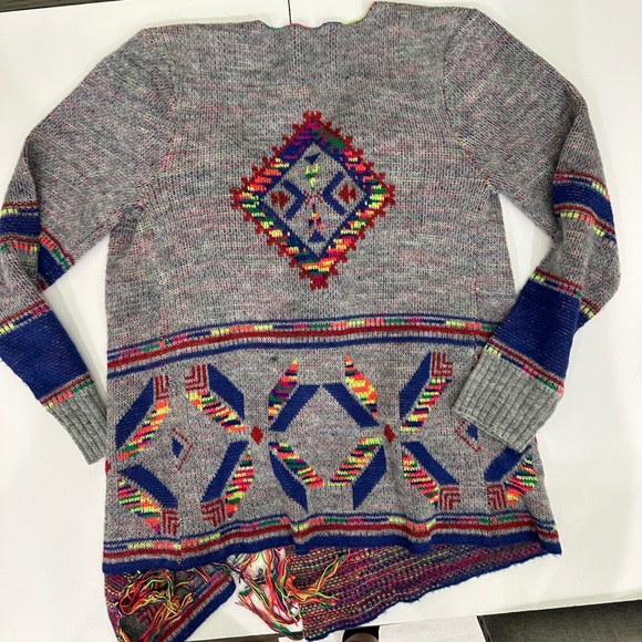 Rocks & Indigo Open cardigan with Aztec design Size Small - Picture 8 of 8